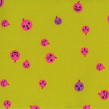 Boo Valley RS4200-12 Trick or Treat Pistachio by Ruby Star Society for Moda Fabrics