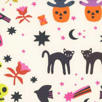 Boo Valley RS4193-11 Halloween Fable Natural by Ruby Star Society for Moda Fabrics
