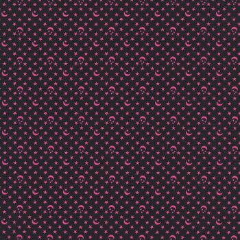 Boo Valley RS4201-17 Moon Stars Black by Ruby Star Society for Moda Fabrics