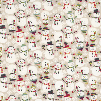 Hearth & Holly 30803-11 Fog Jolly Folk by BasicGrey for Moda Fabrics