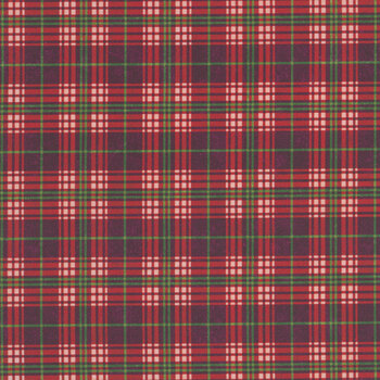 Hearth & Holly 30807-14 Burgundy Noel Plaid by BasicGrey for Moda Fabrics
