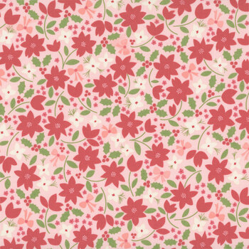 December Darling 31810-15 Blush Christmas Flower by My Sew Quilty Life for Moda Fabrics