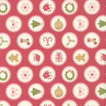 December Darling 31811-17 Rose Doily by My Sew Quilty Life for Moda Fabrics