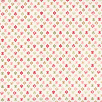 December Darling 31814-11 Snow Snowflakes by My Sew Quilty Life for Moda Fabrics