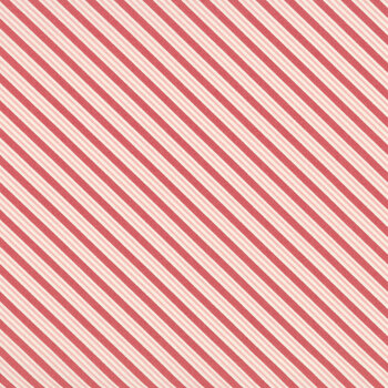 December Darling 31818-17 Rose Candy Stripe by My Sew Quilty Life for Moda Fabrics