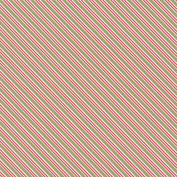 December Darling 31818-21 Fern Candy Stripe by My Sew Quilty Life for Moda Fabrics