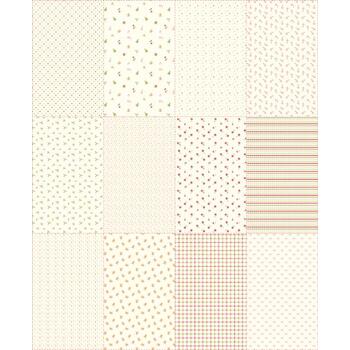 December Darling 31773-11 Snow Low Volume Panel by My Sew Quilty Life for Moda Fabrics