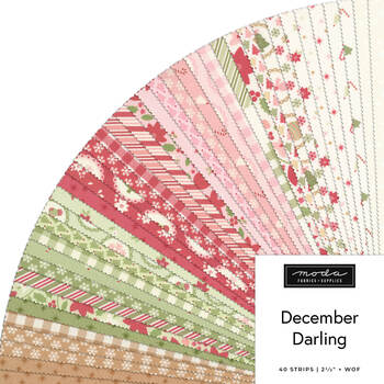 December Darling  Jelly Roll My Sew Quilty Life for Moda Fabrics - RESERVE
