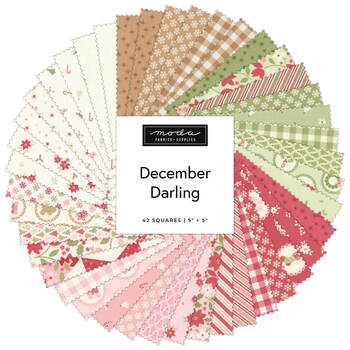 December Darling  Charm Pack My Sew Quilty Life for Moda Fabrics - RESERVE