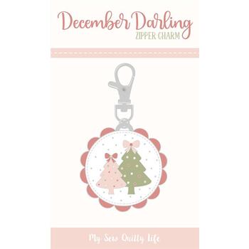 December Darling Sweet Trees Zipper Charm