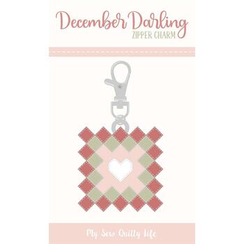 December Darling Granny Square Zipper Charm