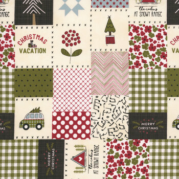 Christmas Vacation 55750-11 Vanilla Road Trip by Sweetwater for Moda Fabrics