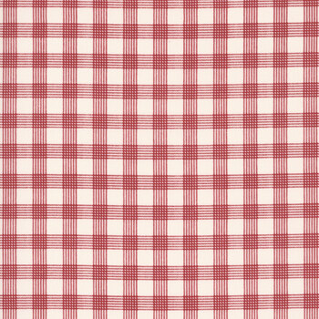 Christmas Vacation 55757-11 Vanilla - Red Plaid by Sweetwater for Moda Fabrics
