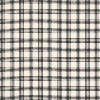 Christmas Vacation 55757-21 Vanilla - Black Plaid by Sweetwater for Moda Fabrics