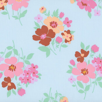 Posy 14150-17 Sky Posy by Stacy Lee Creative for Moda Fabrics