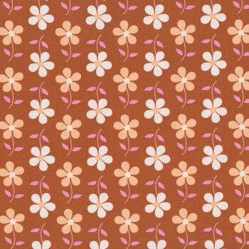Posy 14152-19 Clove Daisyfine by Stacy Lee Creative for Moda Fabrics