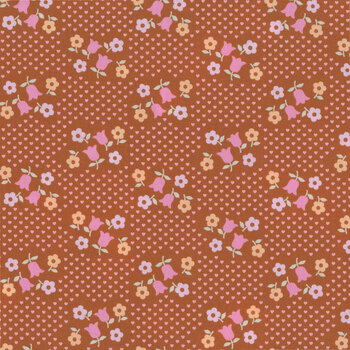 Posy 14153-19 Clove Tulip Patch by Stacy Lee Creative for Moda Fabrics