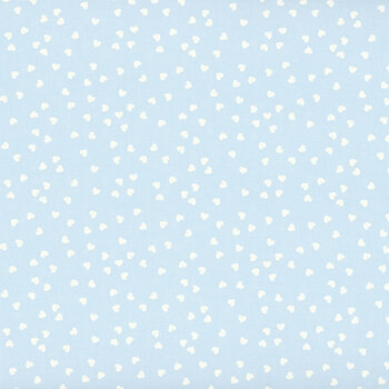 Posy 14156-17 Sky Fluttered Hearts by Stacy Lee Creative for Moda Fabrics