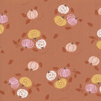 Autumn Rising 43233-16 Rust Pumpkin Stroll by Sweetfire Road for Moda Fabrics