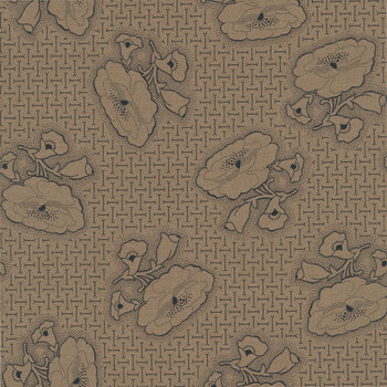 Urban Flower Farm Gatherings 49360-15 Taupe Poppy by Primitive Gatherings for Moda Fabrics
