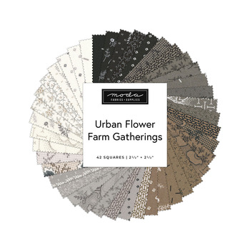 Urban Flower Farm Gatherings  Mini Charm Pack Primitive Gatherings for Moda Fabrics - RESERVE