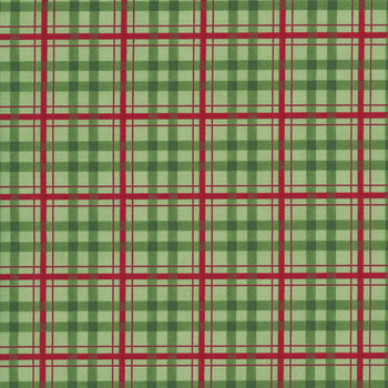 Snowy St. Nick 56228-17 Eucalyptus Holiday Plaid by Deb Strain for Moda Fabrics