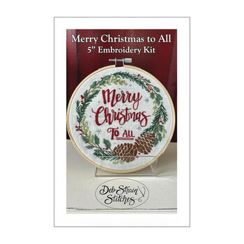 Snowy St. Nick Merry Christmas To All Embroidery Kit