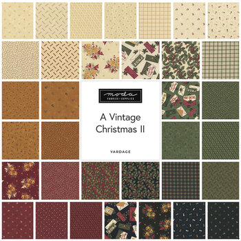 A Vintage Christmas II  Yardage by Kansas Troubles Quilters for Moda Fabrics