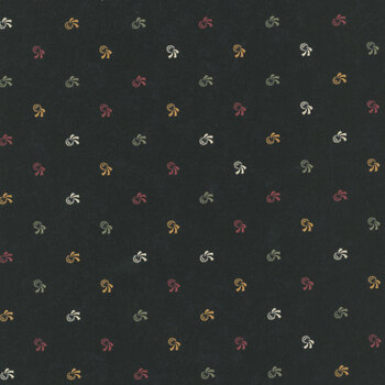 A Vintage Christmas II 4636-19 Black Evergreen Springs by Kansas Troubles Quilters for Moda Fabrics