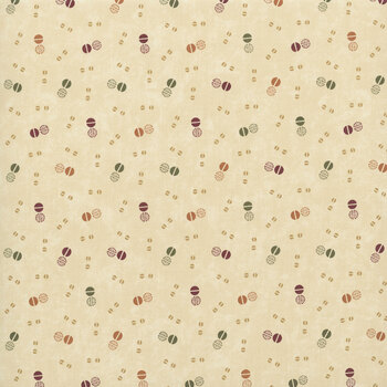 A Vintage Christmas II 4637-11 Tan Ornaments by Kansas Troubles Quilters for Moda Fabrics