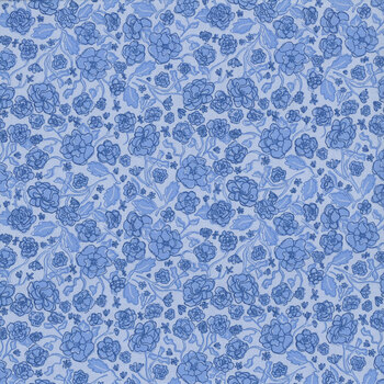Prairie Blue 48453-13 Sky Bedspread by Gingiber for Moda Fabrics