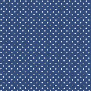 Prairie Blue 48456-16 Delft Blue Polish Pottery by Gingiber for Moda Fabrics