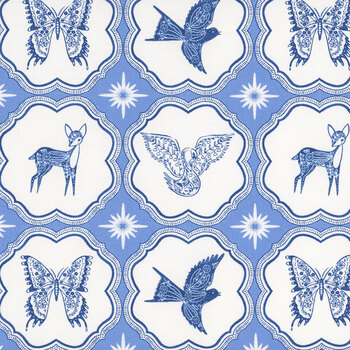 Prairie Blue 48457-14 Cornflower Delft by Gingiber for Moda Fabrics