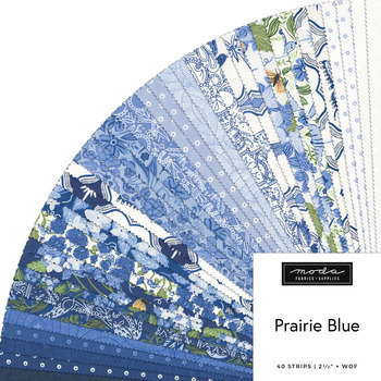 Prairie Blue  Jelly Roll by Gingiber for Moda Fabrics - RESERVE