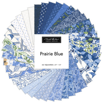 Prairie Blue  Charm Pack by Gingiber for Moda Fabrics - RESERVE