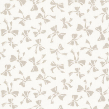 Nantucket Noel 55373-11 White Christmas Bows by Camille Roskelley for Moda Fabrics