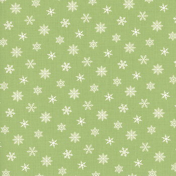 Nantucket Noel 55374-15 Green Fresh Snow by Camille Roskelley for Moda Fabrics