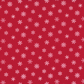 Nantucket Noel 55374-16 Christmas Red Fresh Snow by Camille Roskelley for Moda Fabrics