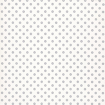 Nantucket Noel 55377-11 White Nantucket Dot by Camille Roskelley for Moda Fabrics