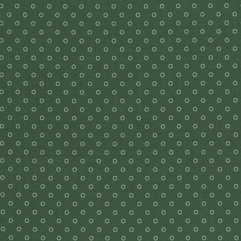 Nantucket Noel 55377-14 Evergreen Nantucket Dot by Camille Roskelley for Moda Fabrics