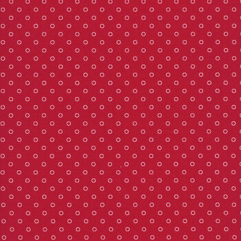 Nantucket Noel 55377-16 Christmas Red Nantucket Dot by Camille Roskelley for Moda Fabrics