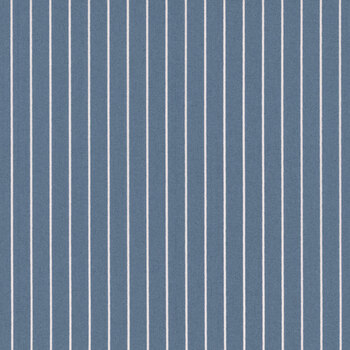 Nantucket Noel 55378-18 Nantucket Blue Stripe by Camille Roskelley for Moda Fabrics