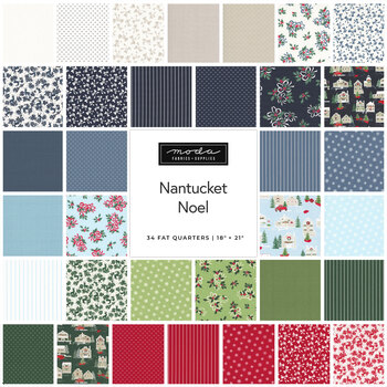 Nantucket Noel  Fat Quarter Bundle by Camille Roskelley for Moda Fabrics - RESERVE