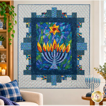  Hanukkah Lights Quilt Kit