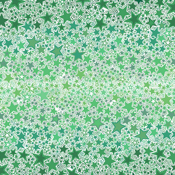 Ready Set Santa MU-247-G Ombre Star Green by Makower UK for Andover Fabrics