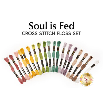 Soul is Fed Cross Stitch Floss Set