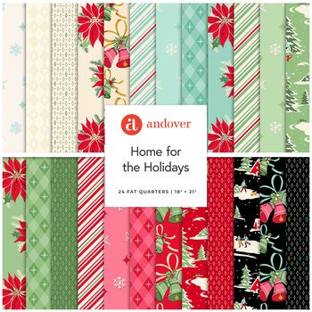 Home for the Holidays  Fat Quarter Bundle by Andover Fabrics