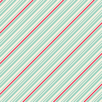 Home for the Holidays A-10845-T Candy Cane Glacier by Andover Fabrics