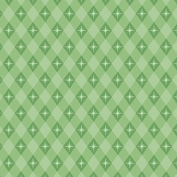 Home for the Holidays A-10846-G Atomic Argyle Spruce by Andover Fabrics