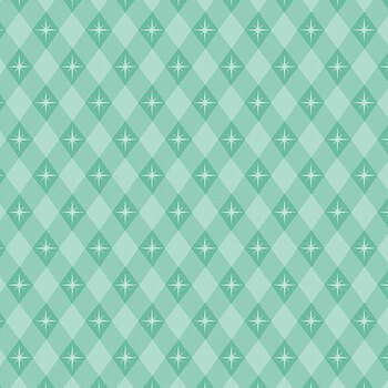 Home for the Holidays A-10846-T Atomic Argyle Glacier by Andover Fabrics